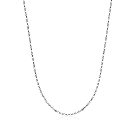 Layering Fine Chain Necklace (Silver)