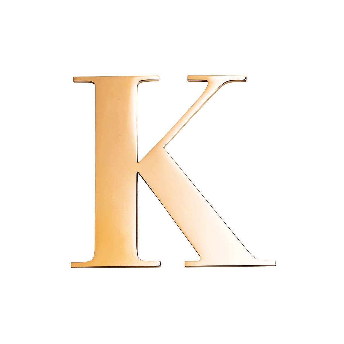 Gold Small Metal Letter