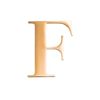 Large Metal Letters - Silver
