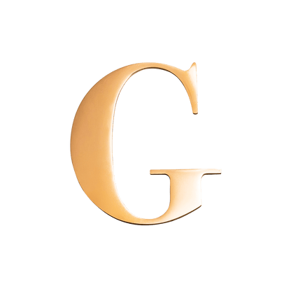 Large Metal Letters - Silver