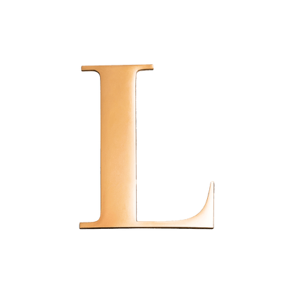 Large Metal Letters - Silver