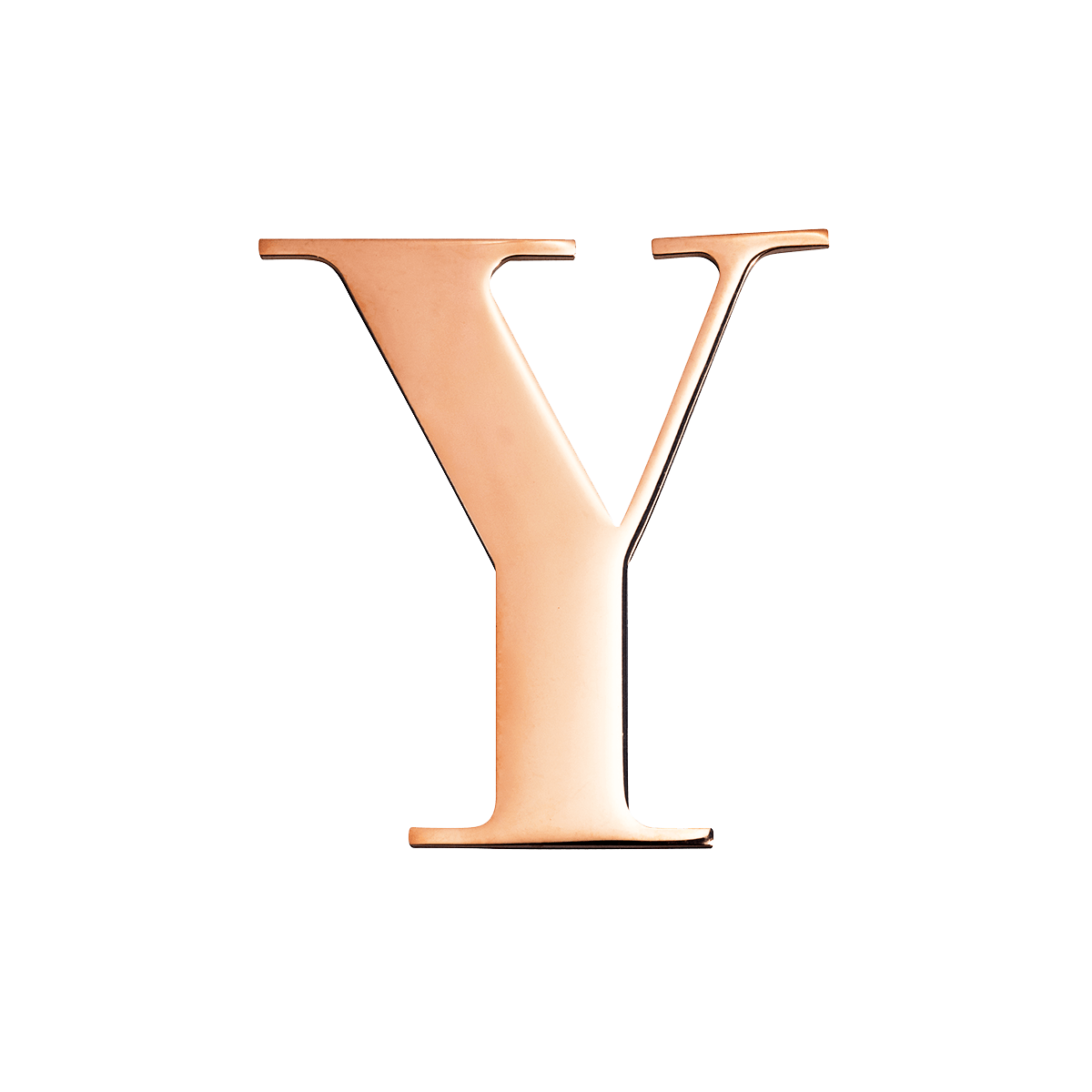 Rose Gold Small Metal Letter