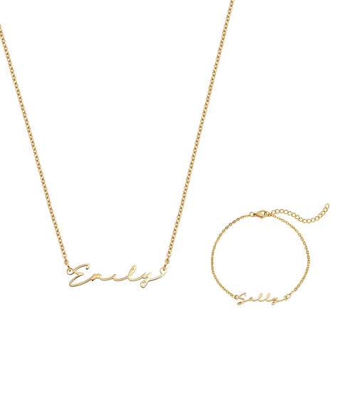 Signature Name Set (Gold)