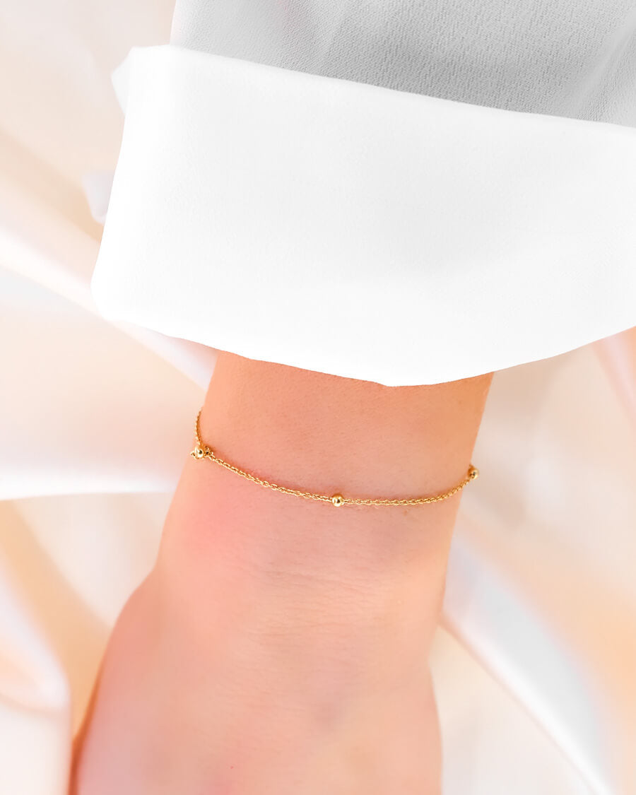 Sphere Chain Bracelet (Gold)