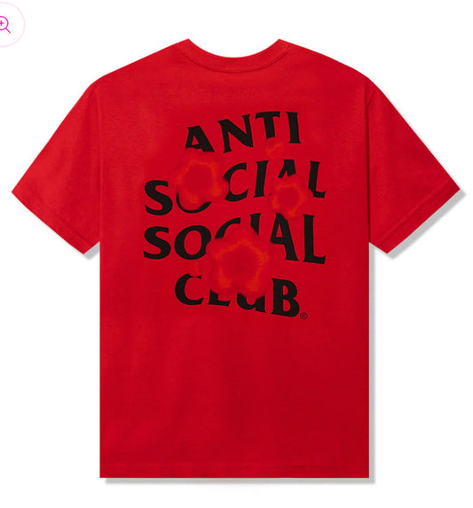 ANTI SOCIAL CLUB-Seeing the Feeling Red Tee