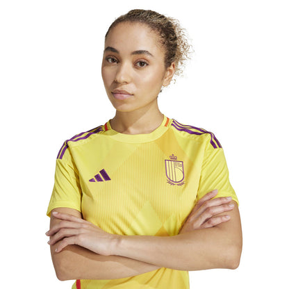 Belgium 2025 Womens Away Jersey - Womens Team (JD7436) Apparel Adidas