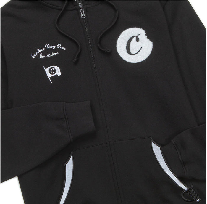 COOKIES-CRUSADERS ZIP HOODIE-CM234HFC02