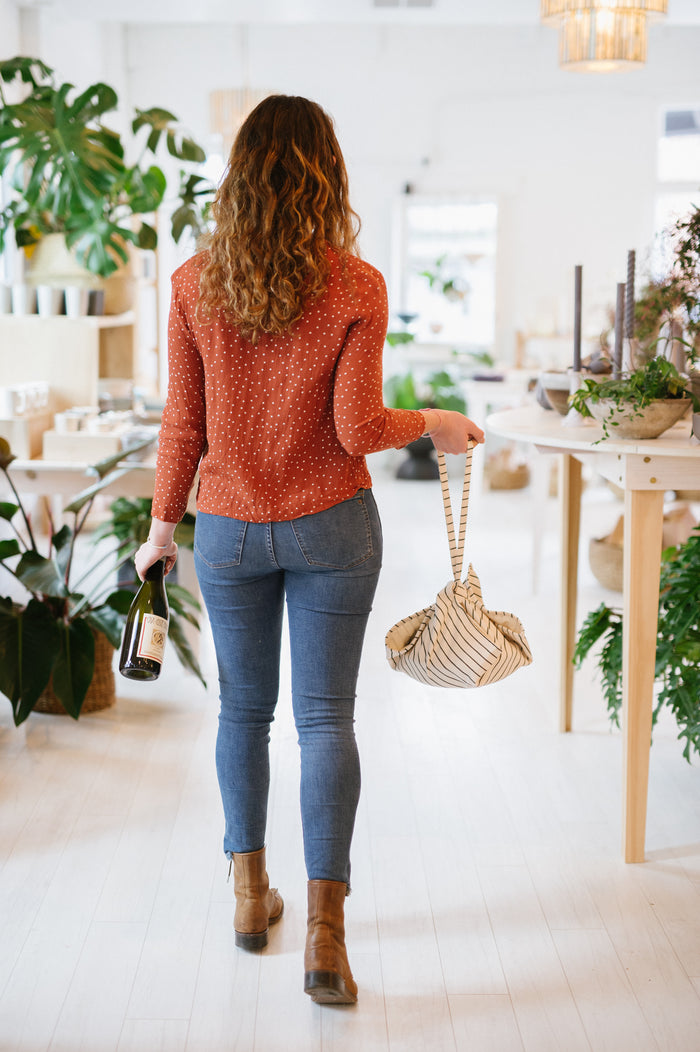 Cotton Picnic Bag, Sling Style