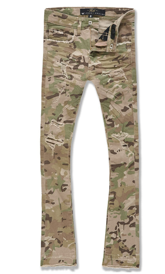 JORDAN CRAIG -KIDS STACKED TRIBECA TWILL PANTS (CAMO 2.0) -JTF