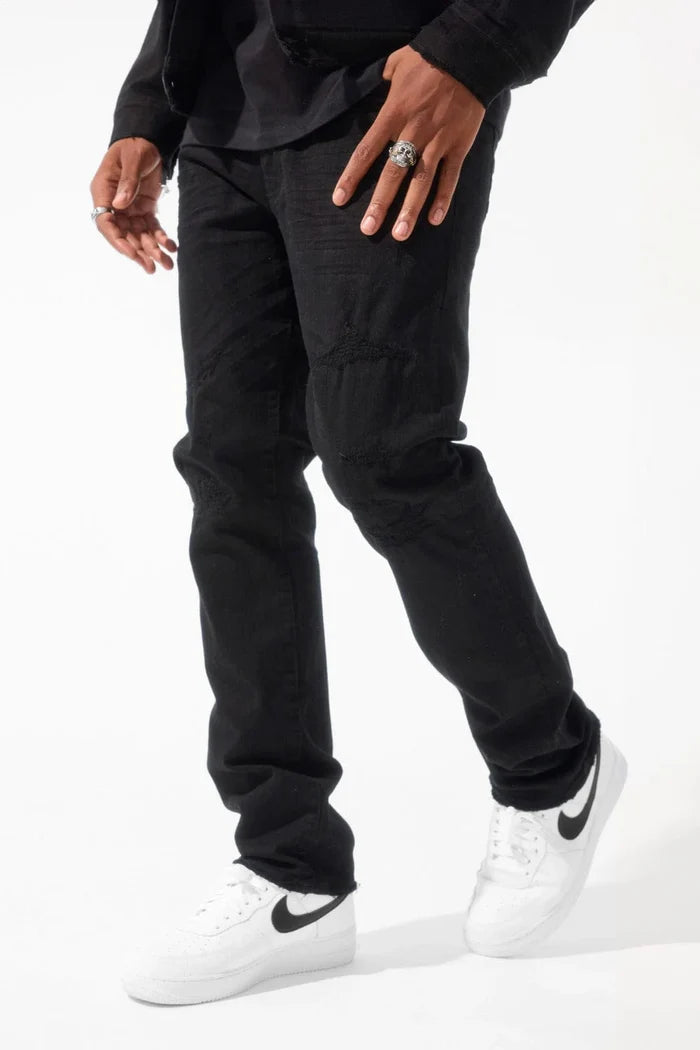 JORDAN CRAIG-COLLINS - TRIBECA TWILL PANTS (BLACK)JT990R