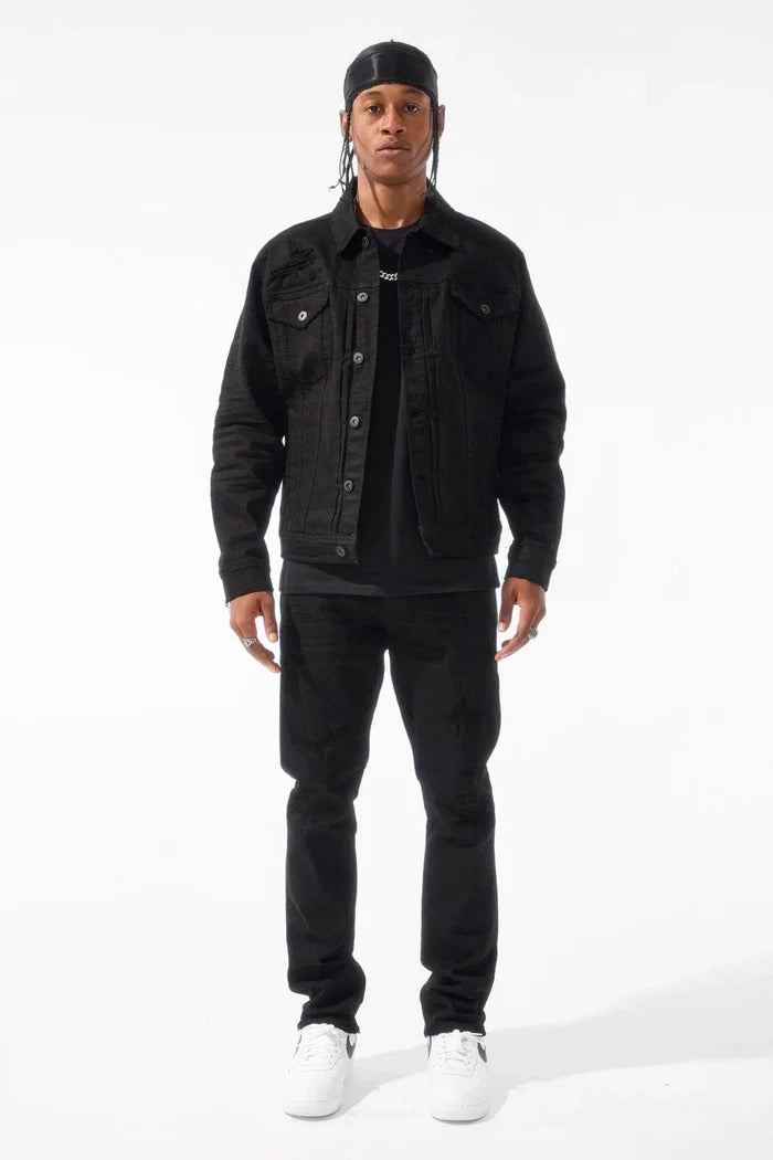 JORDAN CRAIG-COLLINS - TRIBECA TWILL PANTS (BLACK)JT990R