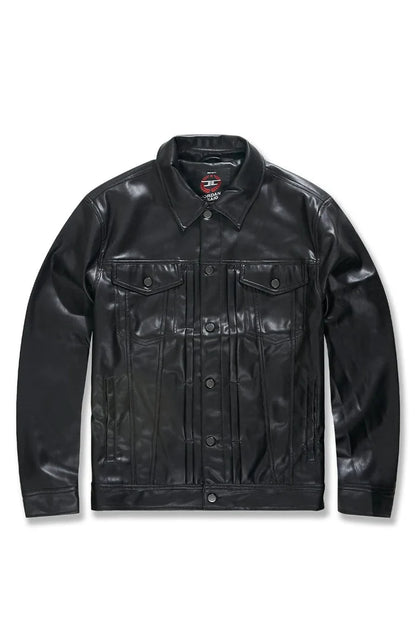 JORDAN CRAIG-ITHRILLER TRUCKER JACKET (BLACK)-JJ1218