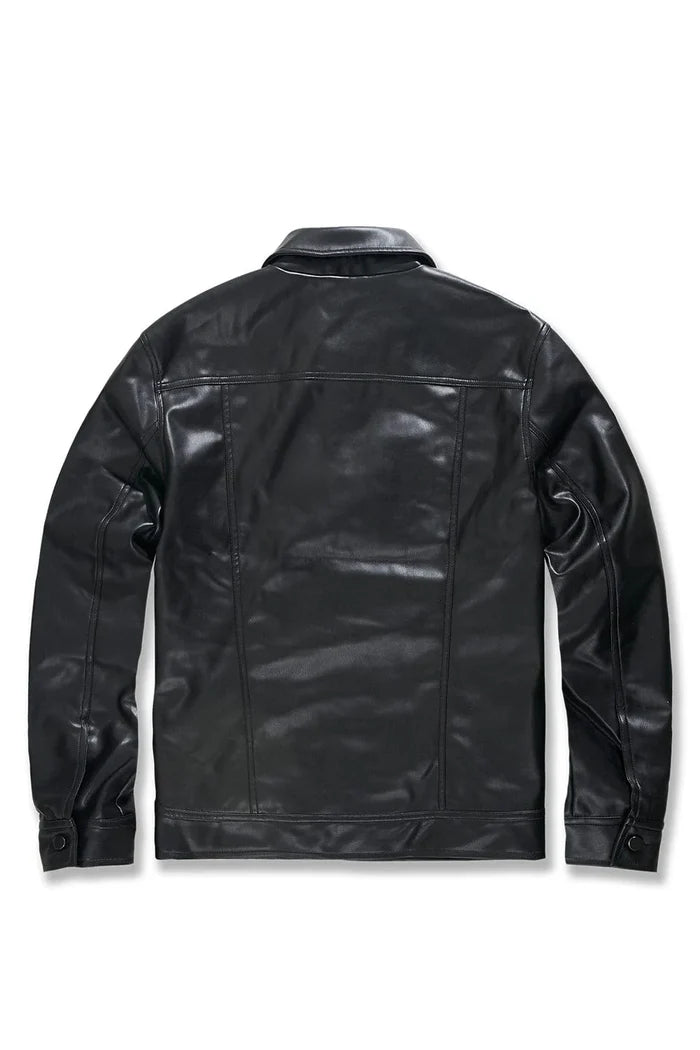 JORDAN CRAIG-ITHRILLER TRUCKER JACKET (BLACK)-JJ1218