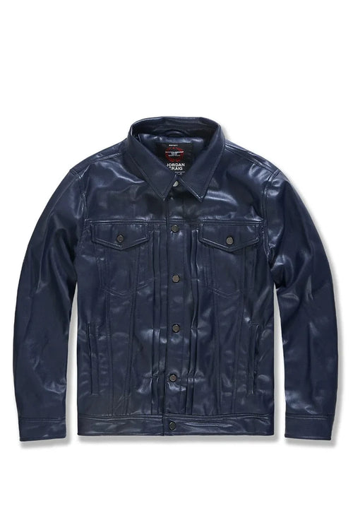 JORDAN CRAIG-ITHRILLER TRUCKER JACKET (midnight blue)-JJ1218