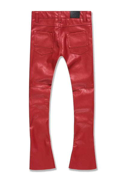 JORDAN CRAIG-KIDS STACKED THRILLER CARGO PANTS (RED)-JRF1218K