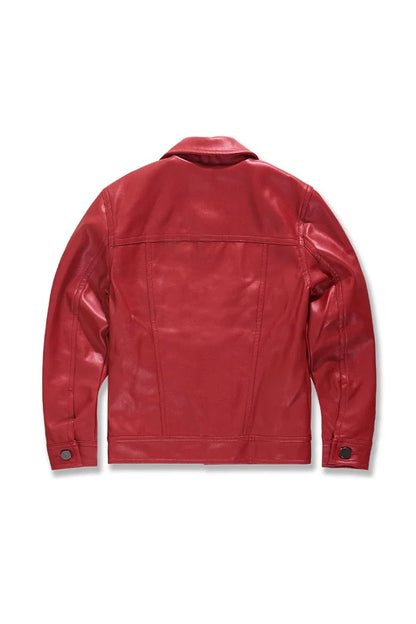 JORDAN CRAIG-KIDS THRILLER TRUCKER JACKET (RED)-2560K