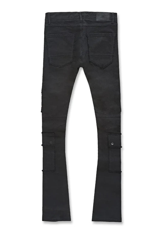JORDAN CRAIG MARTIN STACKED - EL DORADO CARGO PANTS (JET BLACK)- JTF218