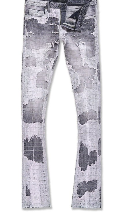 JORDAN CRAIG-MARTIN STACKED - FULL MOON BORO DENIM (LIGHT MAUVE)-JTF1156