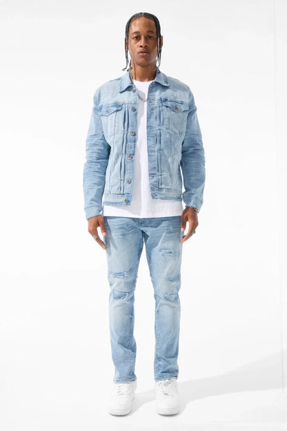 JORDAN CRAIG-MEADOWLANDS DENIM TRUCKER JACKET (LIGHTNING)-JJ1220R