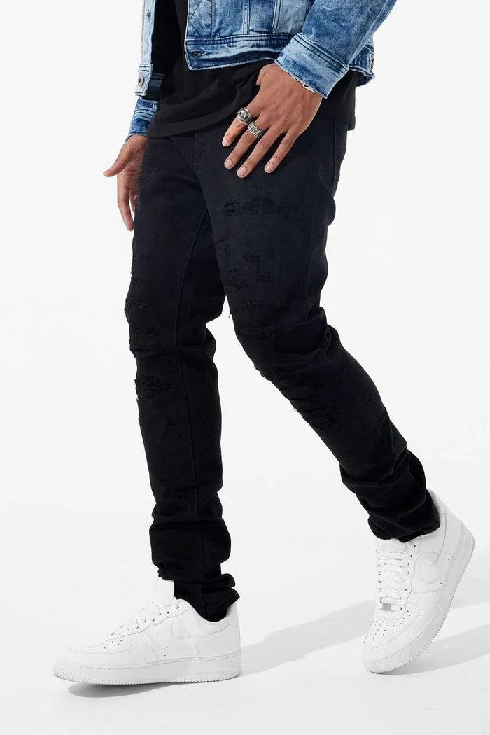 JORDAN CRAIG-ROSS - ELMHURST DENIM (JET BLACK)-JR990R
