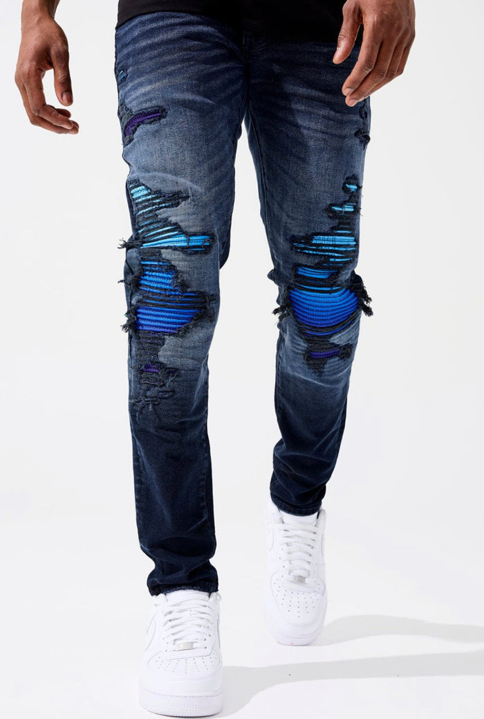 JORDAN CRAIG-ROSS - PARADISE DENIM (DEEP BLUE)-JR1080