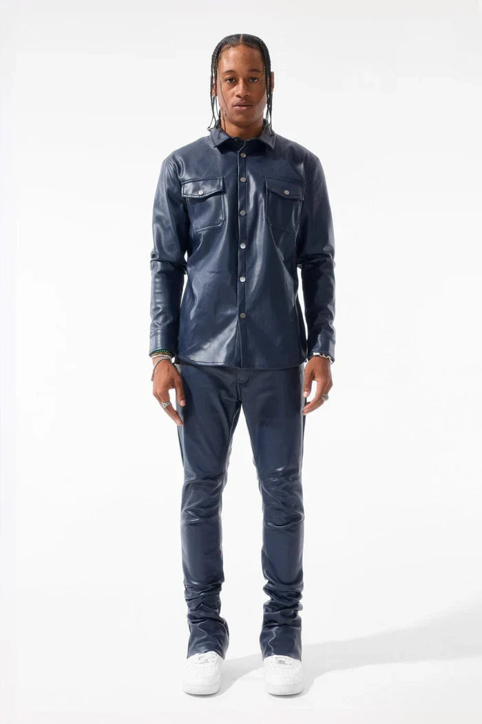 JORDAN CRAIG Ross Stacked - Thriller Pants (Midnight Blue) JRF91636