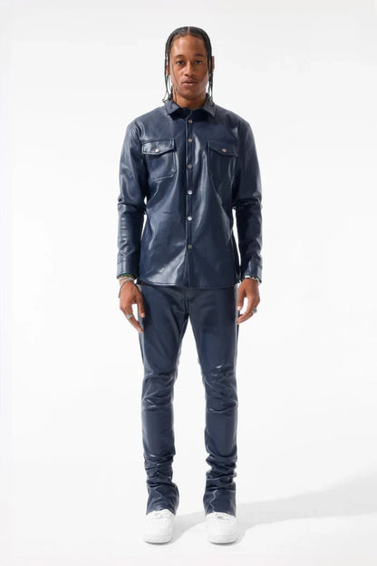 JORDAN CRAIG Ross Stacked - Thriller Pants (Midnight Blue) JRF91636