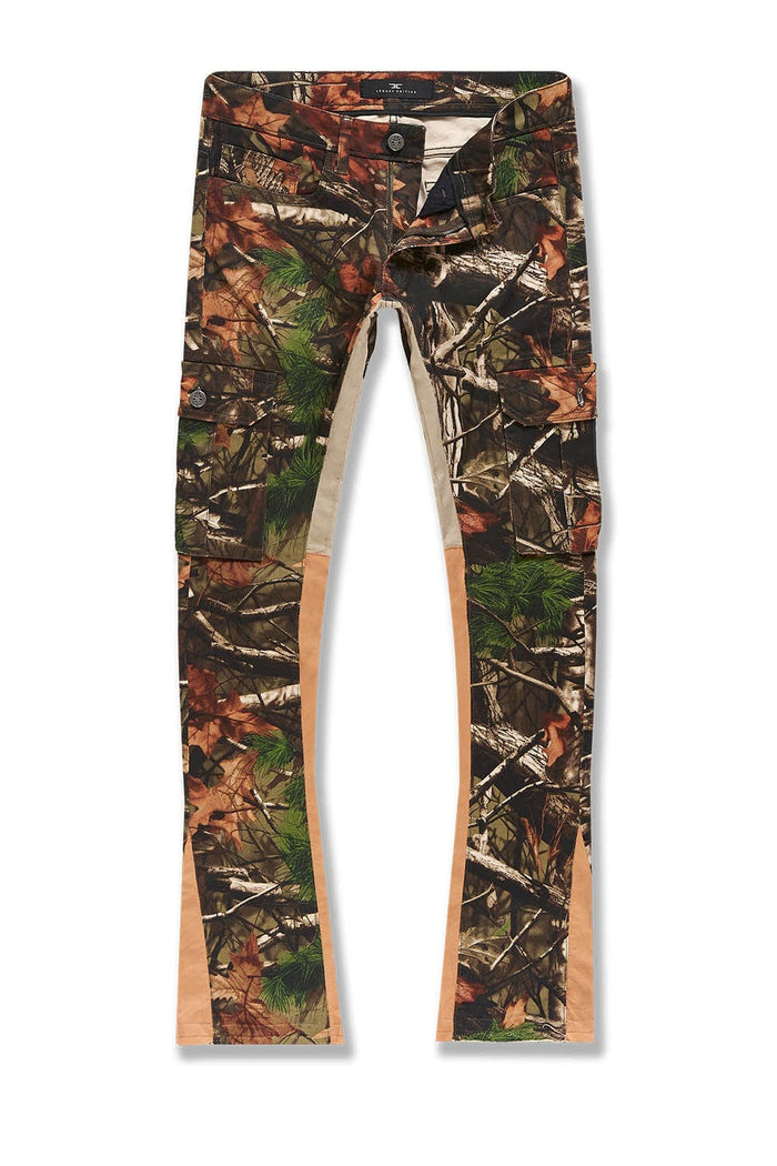 JORDAN CRAIG-SEAN STACKED - CAMO CARGO DENIM (MAPLE)-JTF222C