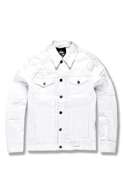 JORDAN CRAIG-TRIBECA TWILL TRUCKER JACKET (WHITE)JJ990