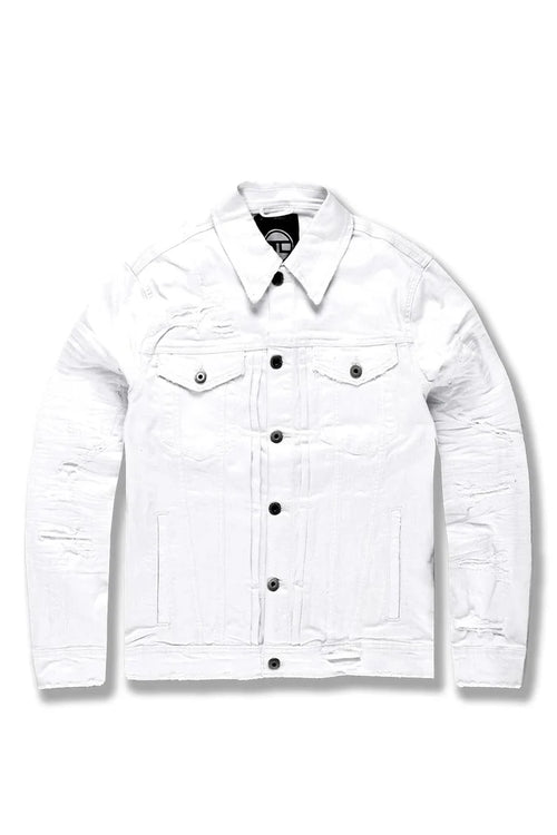 JORDAN CRAIG-TRIBECA TWILL TRUCKER JACKET (WHITE)JJ990