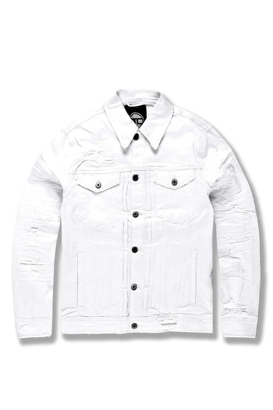 JORDAN CRAIG-TRIBECA TWILL TRUCKER JACKET (WHITE)JJ990