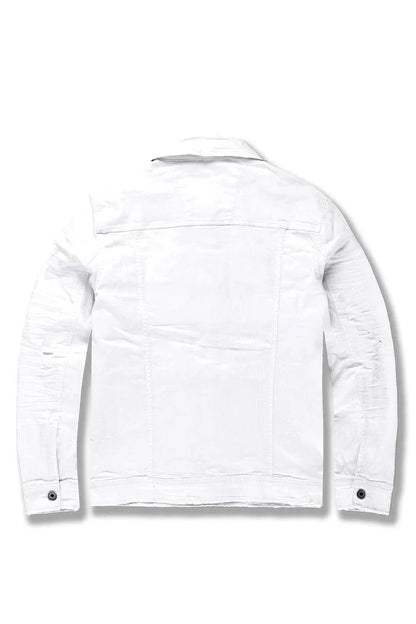 JORDAN CRAIG-TRIBECA TWILL TRUCKER JACKET (WHITE)JJ990