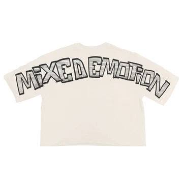 Cream “Monster” Cropped Tee Mixed emotion