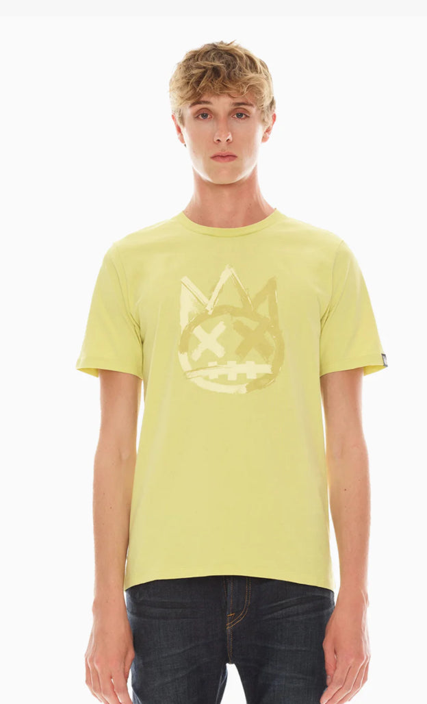 CULT-Men's Shimuchan Brushed Logo Short Sleeve T Shirt-623B9-K66C