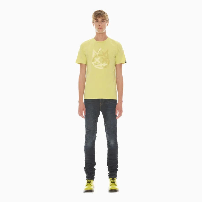CULT-Men's Shimuchan Brushed Logo Short Sleeve T Shirt-623B9-K66C