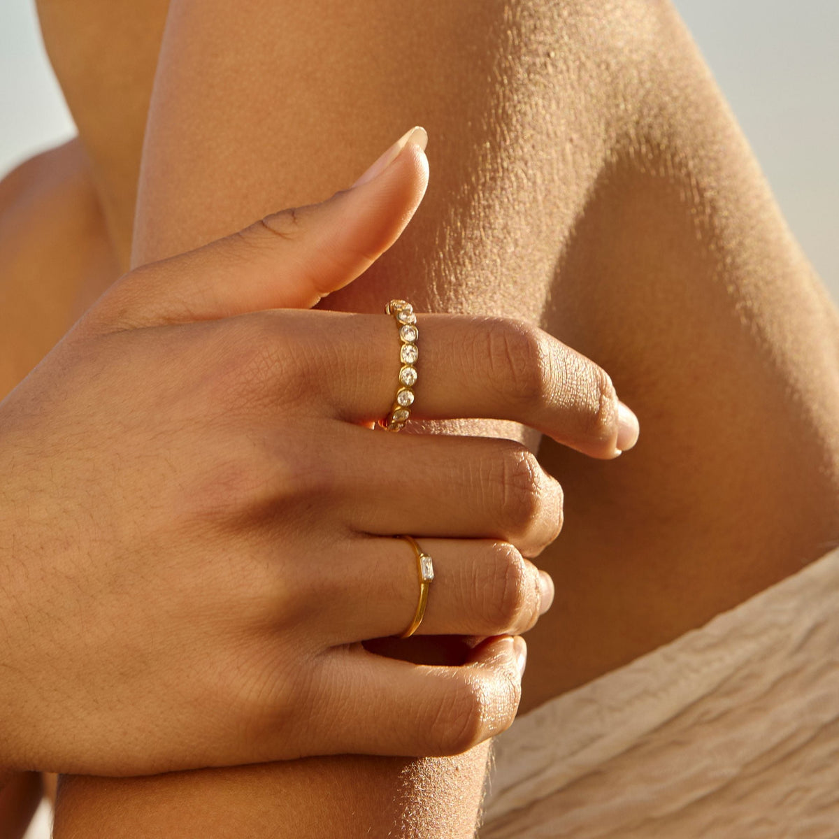 Dainty Crystal Ring