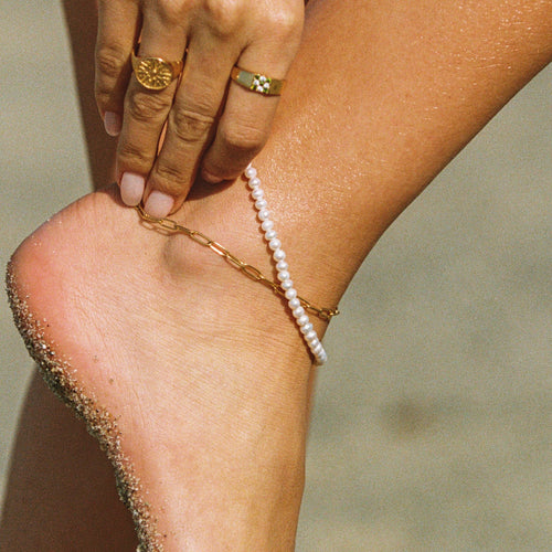 "La Plage" Double Anklet