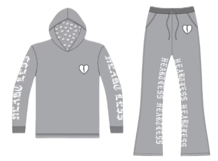 Focus - Heartless -sweatpants - Stacked Fleece - 80559