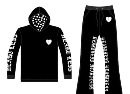 Focus - Heartless -sweatpants - Stacked Fleece - 80559