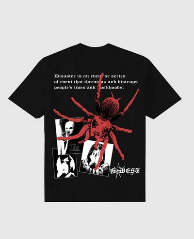 G WEST BIG SPIDER MENS T-SHIRT GWPPT8000