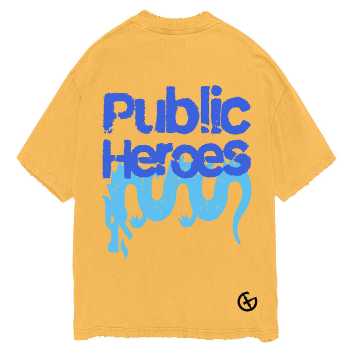 GALA- HEROES" TEE (HONEY MUSTARD)-G-SP2-24-002