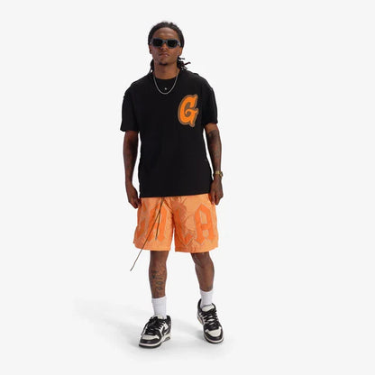 GALA-LONDON" SHORTS (ORANGE)-G-24-SUM1-029