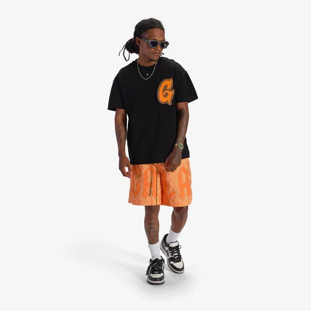 GALA-LONDON" SHORTS (ORANGE)-G-24-SUM1-029