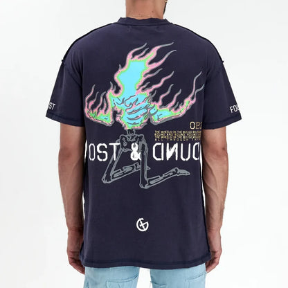GALA-LOST & FOUND TEE (OXFORD NAVY—G-SS-23-07