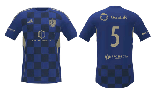 GOLD COAST KNIGHTS Men's Tiro 25 Away Jersey (JF2875-477-2246-A9) Apparel Adidas Club Zone