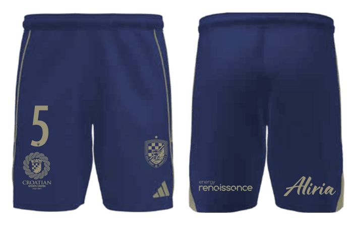 GOLD COAST KNIGHTS Men's Tiro 25 Away Shorts (JP0179-477-2246) GOLD COAST KNIGHTS 2 Adidas Club Zone
