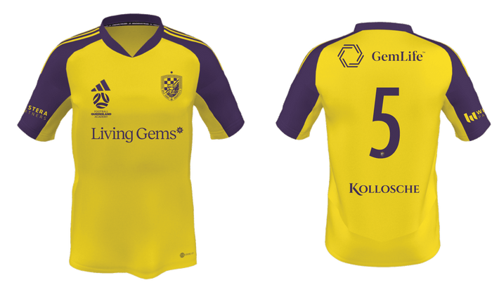 GOLD COAST KNIGHTS Women's Condivo Home Goalkeeper Jersey (HB5393-755-2246-A) GOLD COAST KNIGHTS Adidas Club Zone
