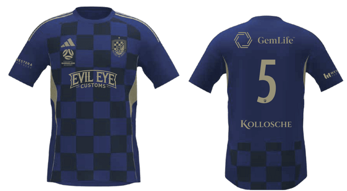 GOLD COAST KNIGHTS Youth Tiro 25 Away Jersey (JD7358-477-2246-A11) Apparel Adidas Club Zone