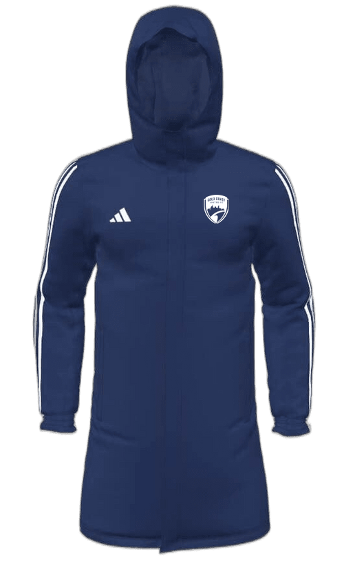 GOLD COAST UNITED Mi Adidas 23 Stadium Jacket Mens (HT6465-NAVY) GOLD COAST UNITED Adidas Club Zone