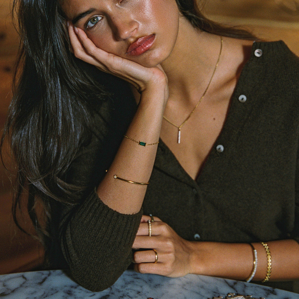 Emerald Bracelet
